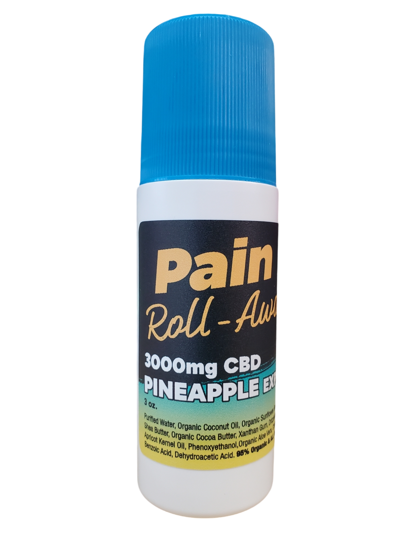 CBD Pain Roll Away Lotion Pineapple Express Roll On Rollerball