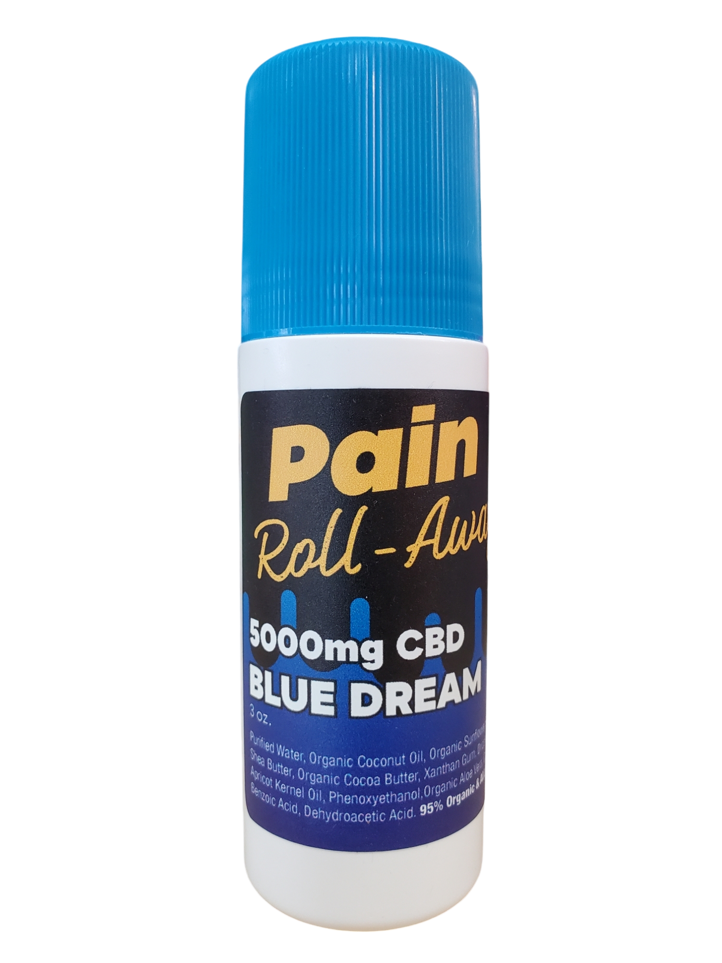 CBD Pain Roll Away Lotion Blue Dream Roll On Rollerball