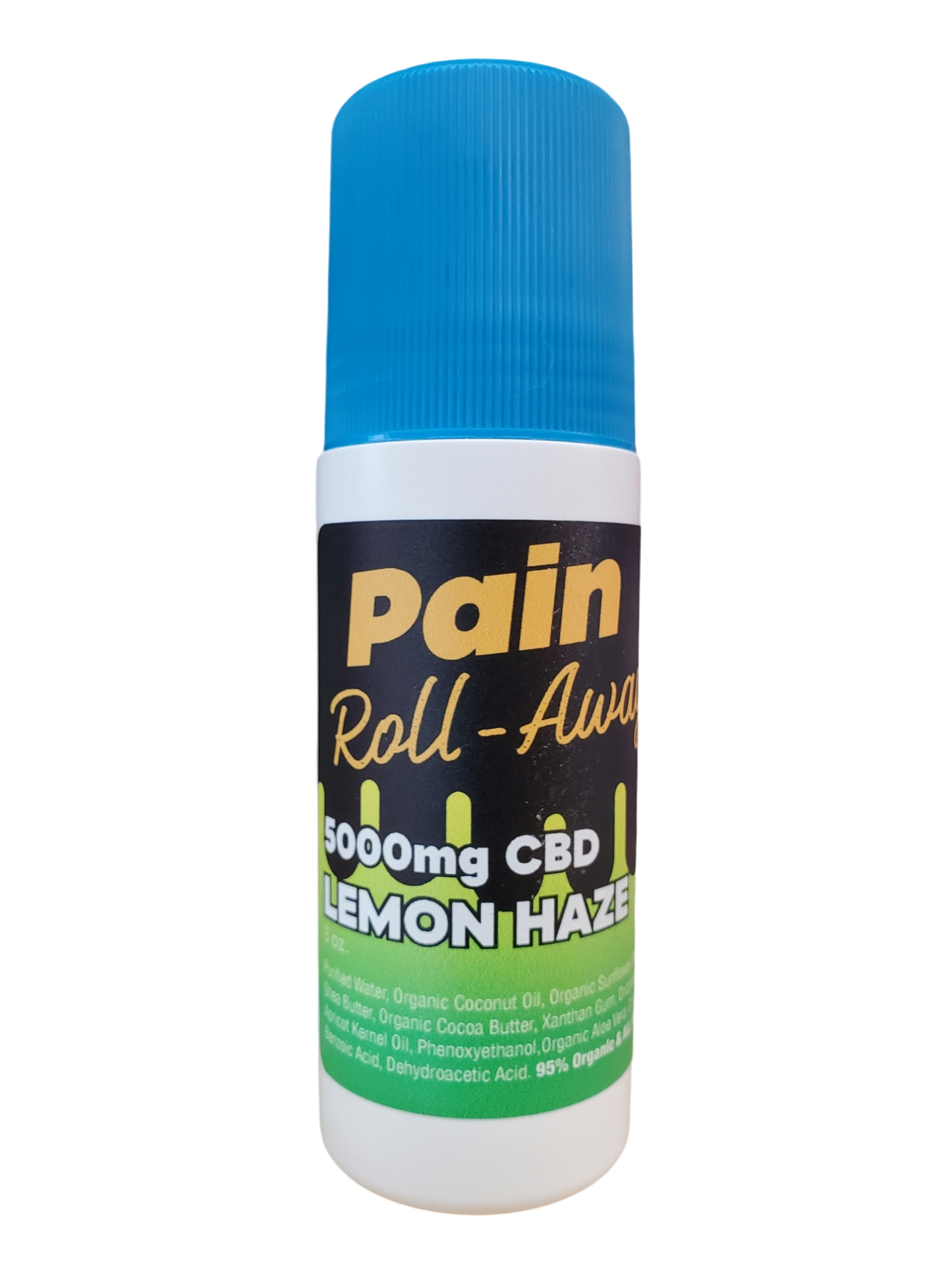 CBD Pain Roll Away Lotion Lemon Haze Roll On Rollerball