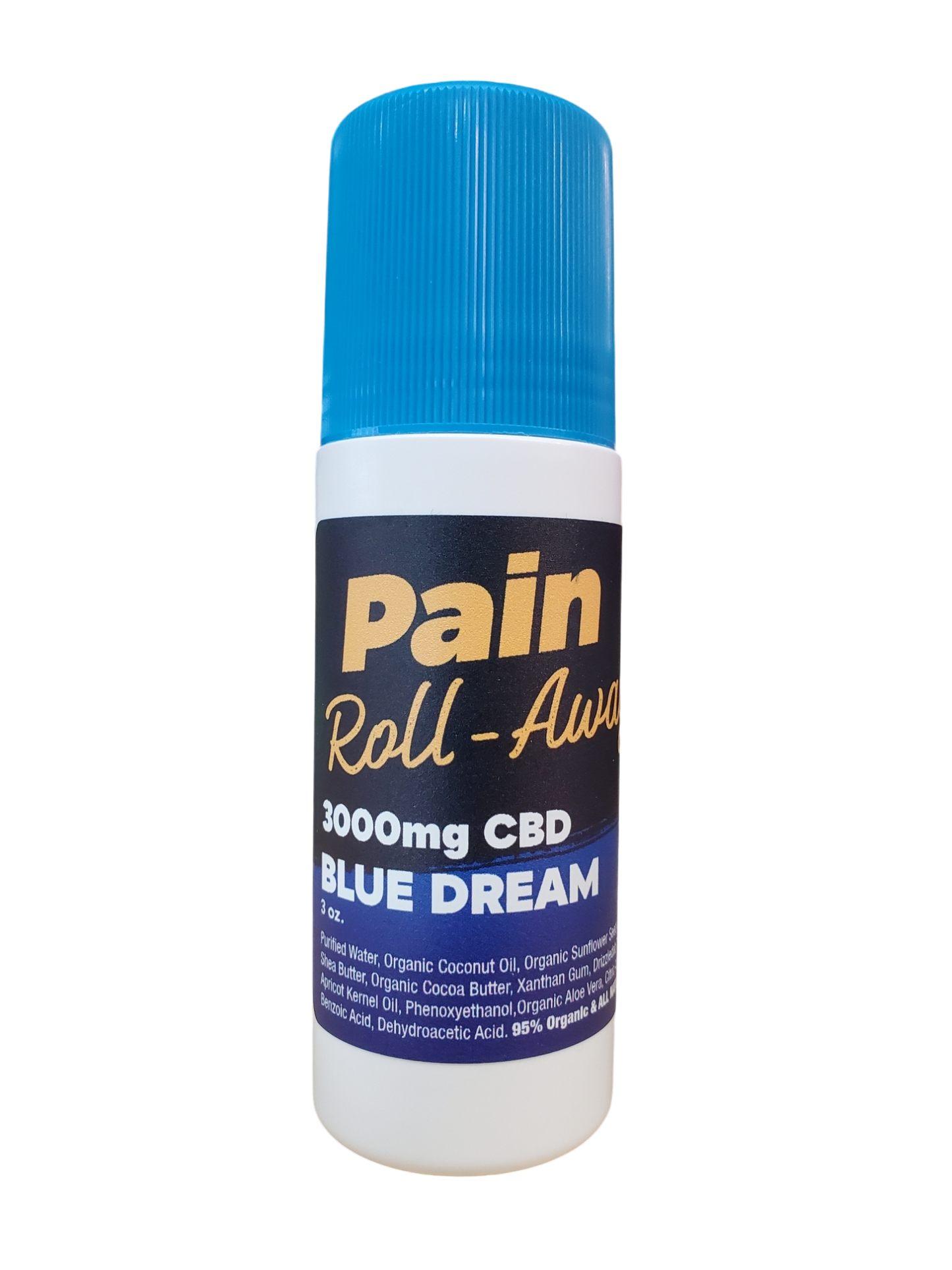 CBD Pain Roll Away Lotion Blue Dream Roll On Rollerball