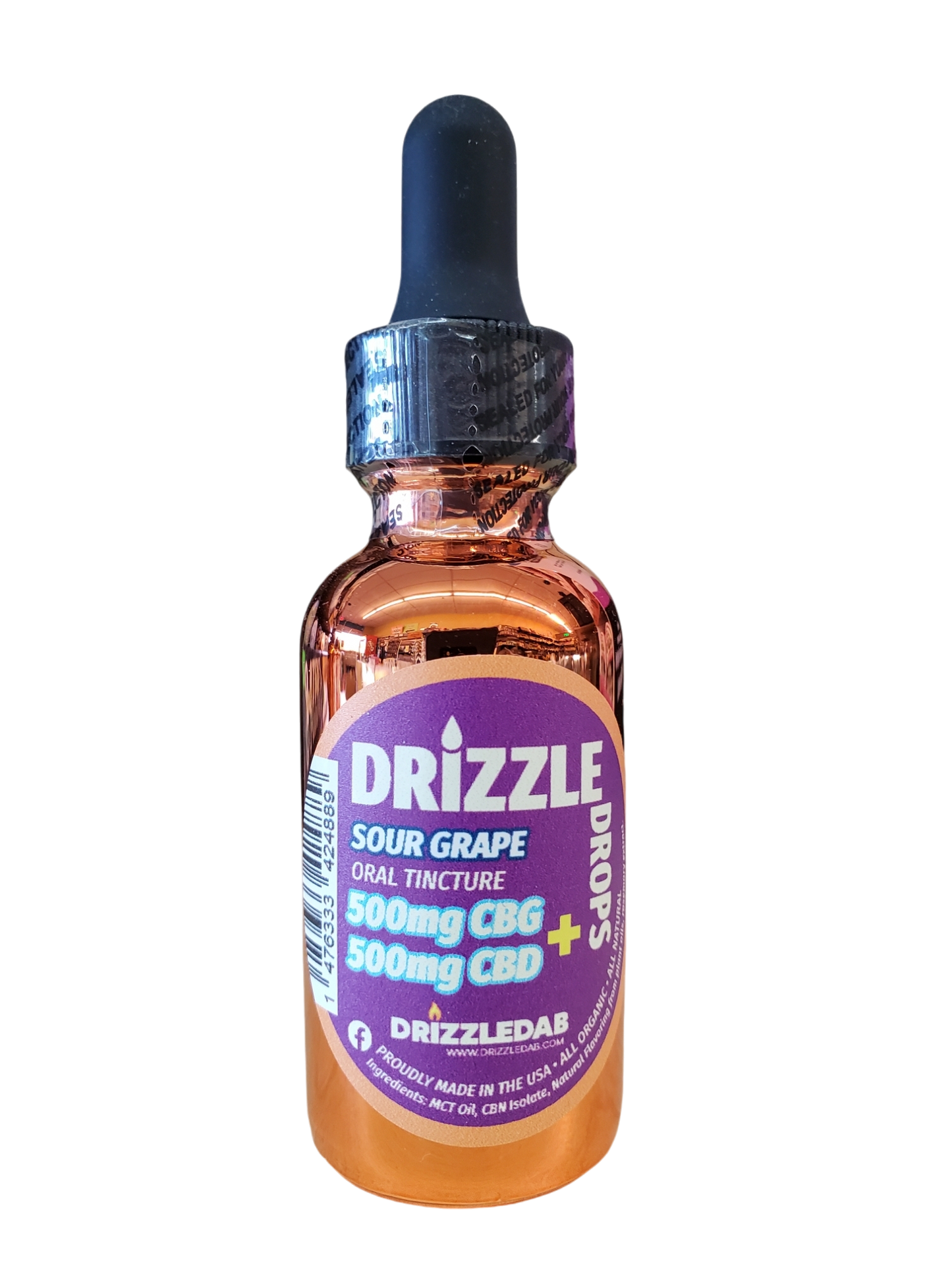 CBG + CBD 1:1 Drops Grape
