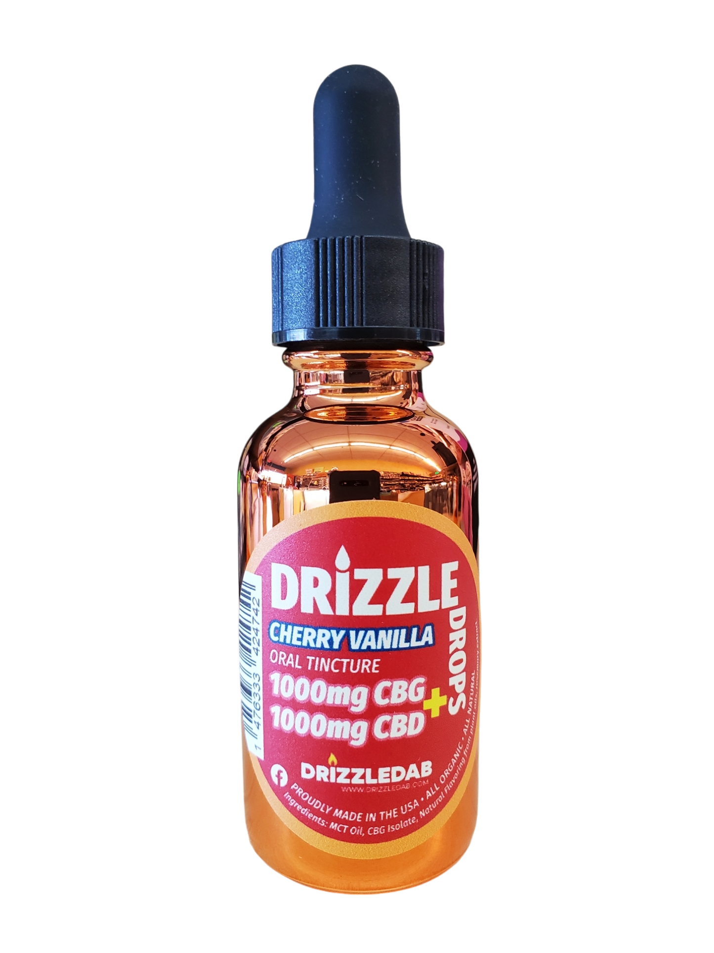 CBG + CBD 1:1 Drops Cherry Vanilla