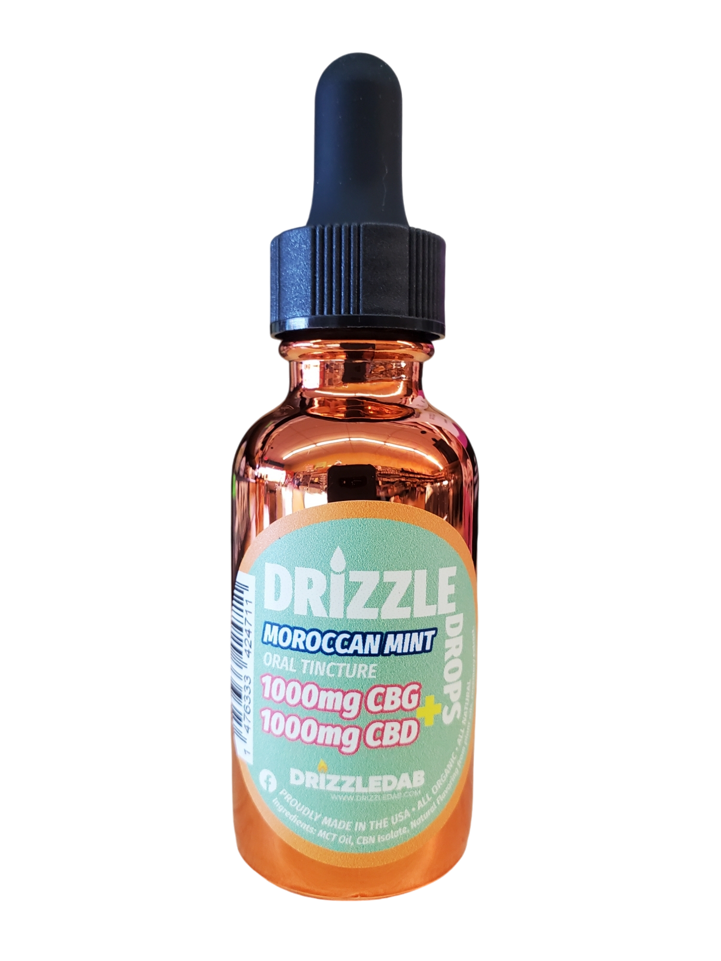 CBG + CBD 1:1 Drops Moroccan Mint