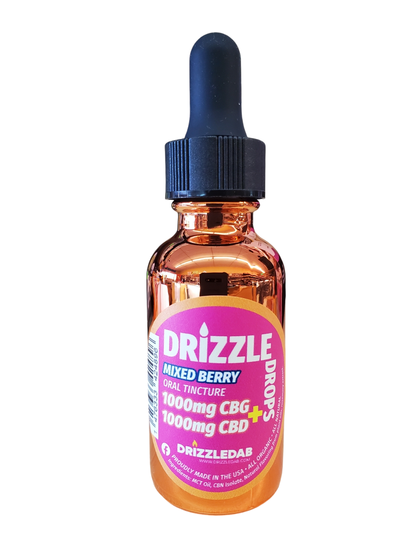 CBG + CBD 1:1 Drops Mixed Berry