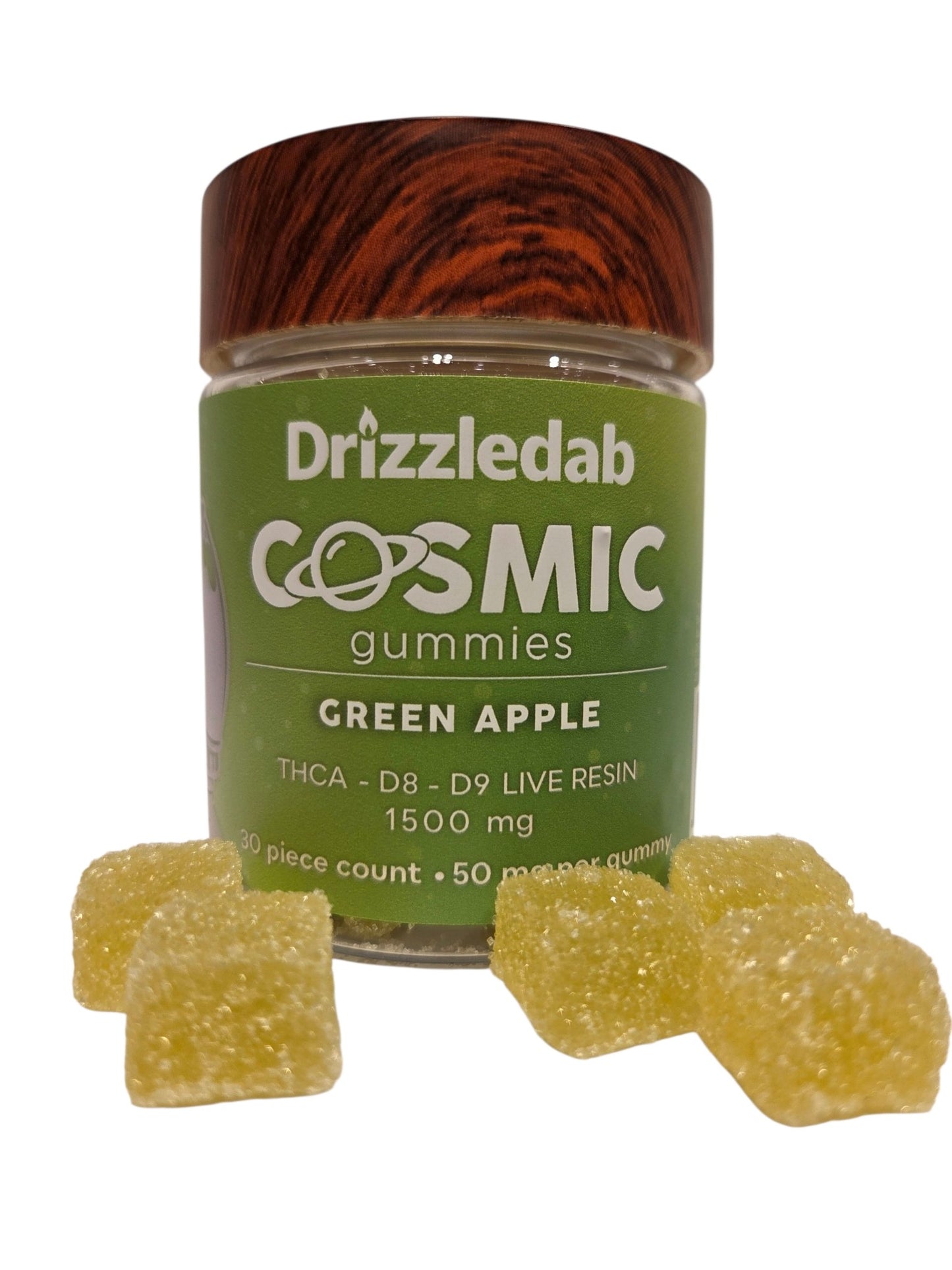 Cosmic Gummies 1500mg THCA + THC8 + D9 Live Resin